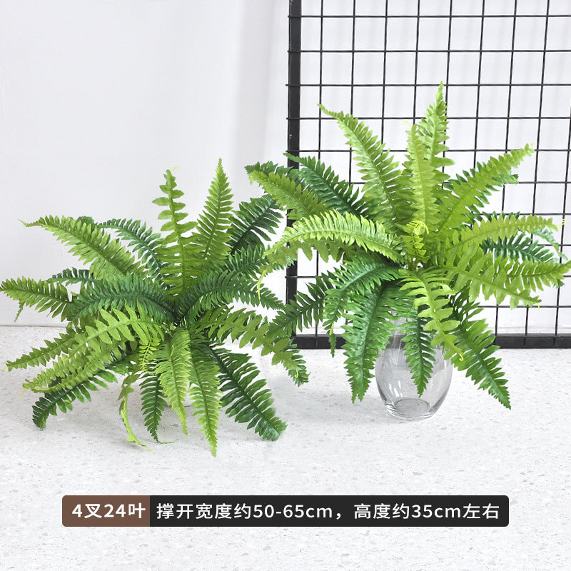 Realistic Persian Fern Leaf Wall Hanging - Lifelike Silk Greenery for Stunning Home Decor