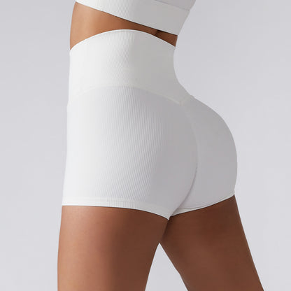 High Waisted Butt Lifting Yoga Shorts for Women Shaping Fitness Pants with Tummy Control for and Performance