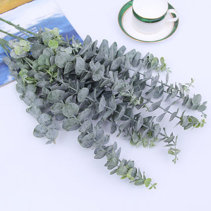 Artificial Eucalyptus Money Leaves: Lifelike Indoor Decor for Weddings, Home Arrangements, and Greenery Enhancements