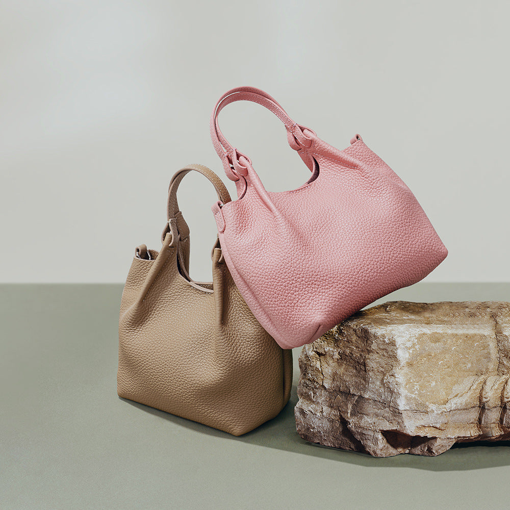 Mini Handbag Made from Full Grain Leather Versatile Commuter Shoulder and Crossbody Bag for Everyday Use