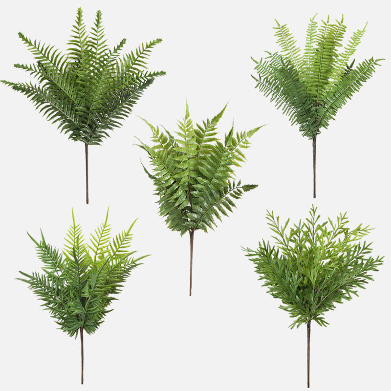 Realistic Fern Boston Fern Replica - Soft Touch Faux Boston Fern for Lush Interior Décor and Landscape Design