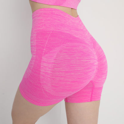 High Waisted Seamless Peach Butt Lifting Yoga Shorts for Women Quick Dry Tummy Control Tight Fitting and Comfortable Workout Shorts with 3 Inch Inseam