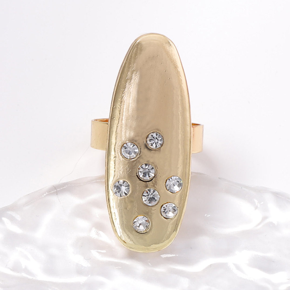 Elegant and Unique Water Drop-Shaped Ring – Minimalist Personality Jewelry for Women, Perfect for Any Occasion