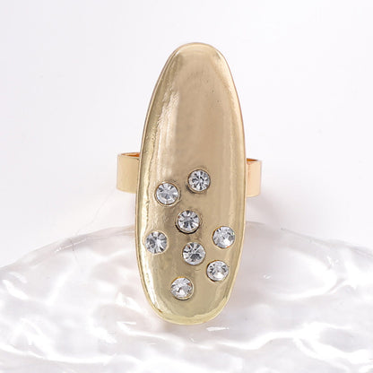 Elegant and Unique Water Drop-Shaped Ring – Minimalist Personality Jewelry for Women, Perfect for Any Occasion