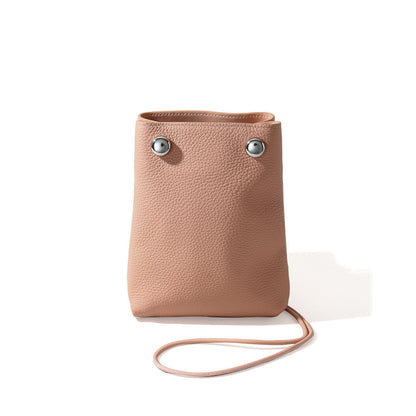 and Minimalist Genuine Leather Women's Crossbody Bag for Travel Quick Outings and Everyday Use