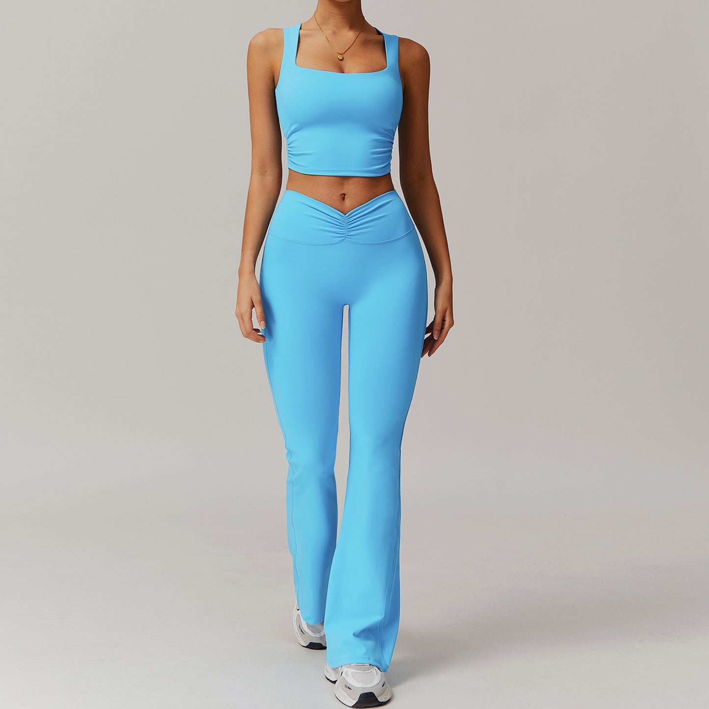 High Neck Zip up Cloud Feel Yoga Set Butt Lifting Tapered Leggings for Comfort and Performance in Running Gym and Yoga Style 9141