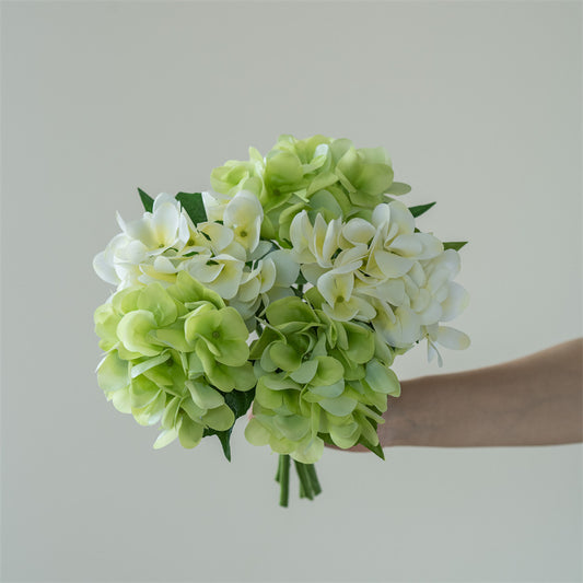 Elegant 3D Printed Hydrangea Floral Design -  Home Décor for Weddings and Events - Soft Touch Realistic Silk Flowers for Stunning Sample Room Decor