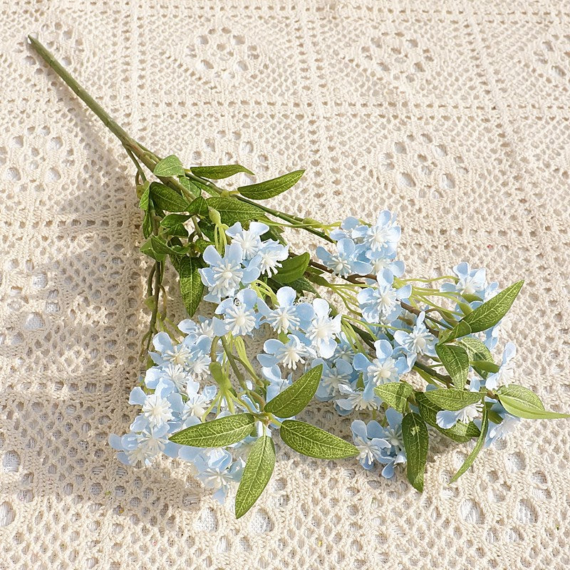 Lifelike Silk Flowers - Fresh and Elegant Spring Jade Blossom Decor for Home, Weddings, and Photography Studios