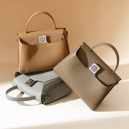 Chic Korean Inspired Lazy Style Handbag Luxury Tote for Women Classic Platinum Bag with Unique Design for Everyday Elegance