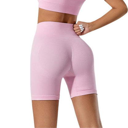 Seamless High Waisted Yoga Shorts for Tummy Control and Lifted Buttocks Quick Dry Breathable Workout Shorts for Running and Gym Fitness