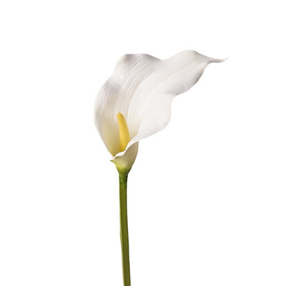 Lifelike Decorative Plastic Calla Lily Bouquet - Perfect for Living Room Decor, Weddings, and Bridesmaid Bouquets - Stunning Artificial Flower Arrangement