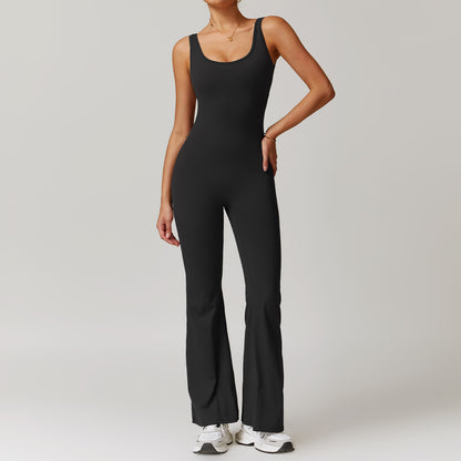 Versatile Multi Pocket Yoga Jumpsuit All in One Activewear for Enhanced Comfort and Flexibility Style 8902