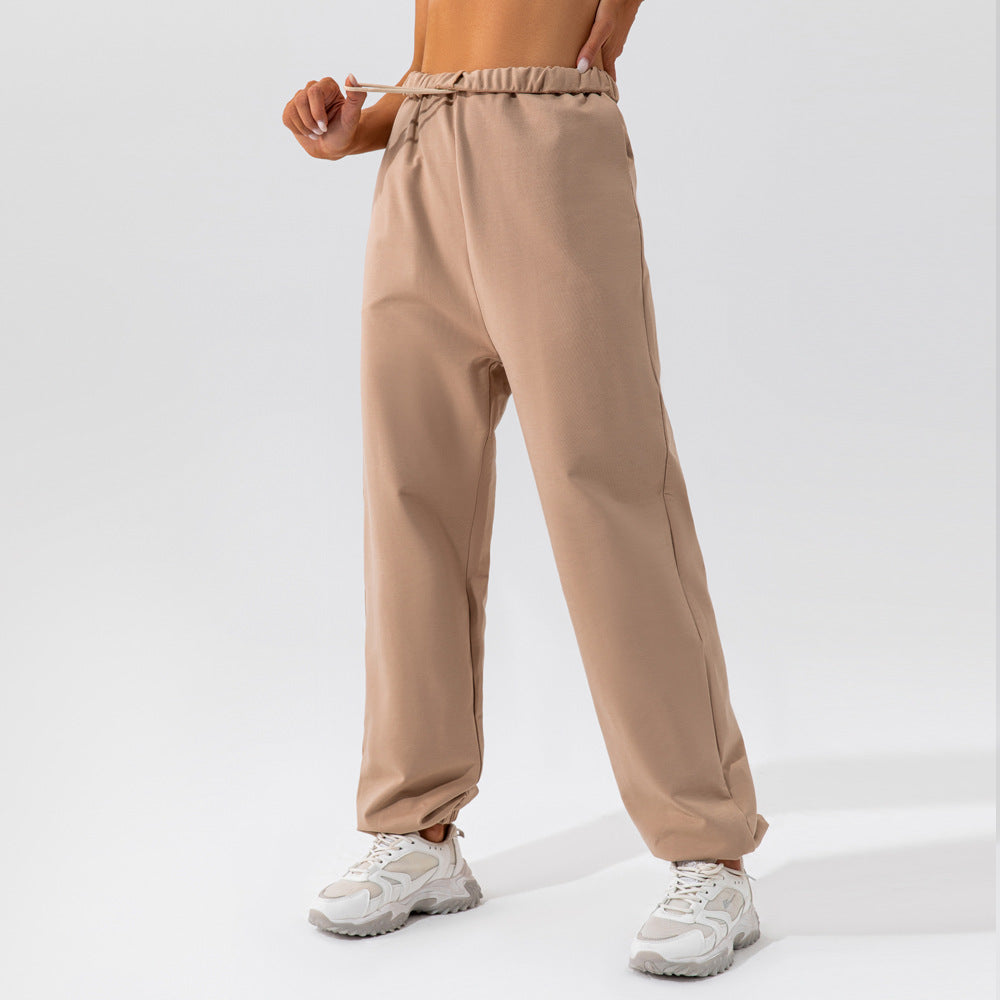 Fall Fashion Women's Loose Fit High Waisted Sports Pants for Dance Outdoor Activities and Casual Wear Versatile Straight Leg Comfort for Commuting