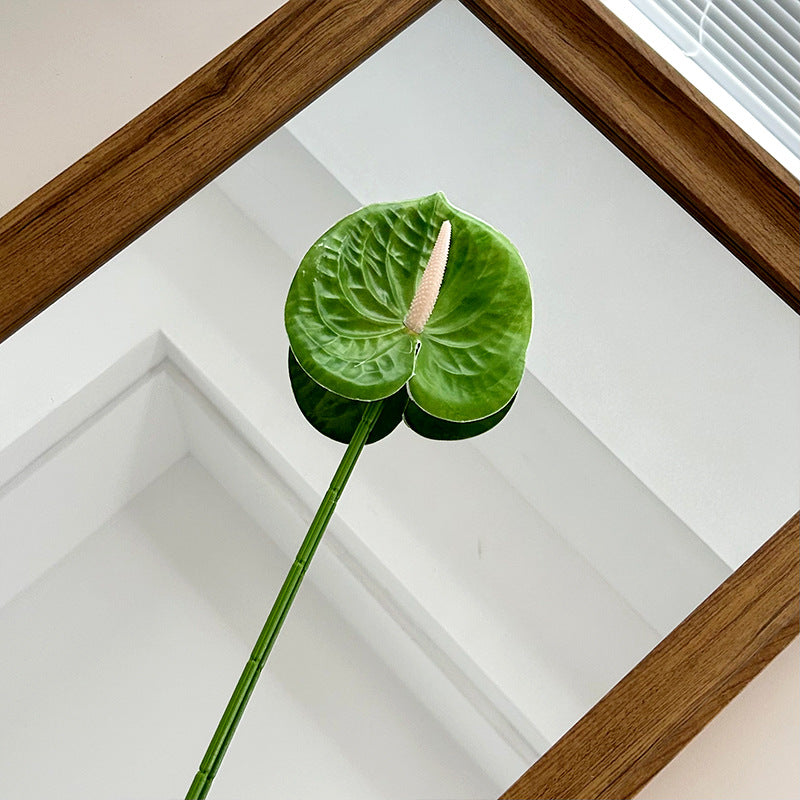 Stunning 3D Printed Simulated Flowers - White and Red Anthurium for Weddings, Floral Arrangements, and Home Decor - Perfect for Event Styling and Soft Furnishings!