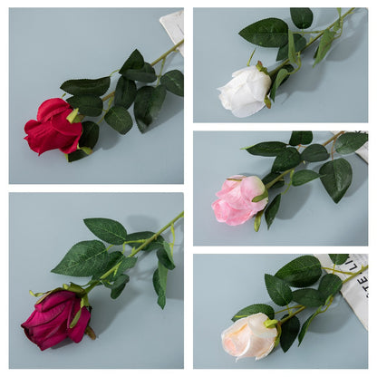 Lifelike Long-Stemmed Artificial Roses for Home Decor - Perfect for Weddings, Bouquets, Aisle Decorations & Wall Accents (Model MW41106)