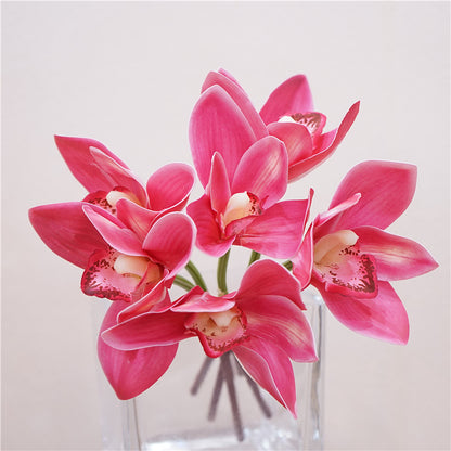 Quality Touch Orchid Bouquet - Realistic Artificial Flower Arrangement for Elegant Table Decor, Bathroom Decorations, and Stunning Event Centerpieces