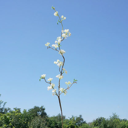 Fresh and Stylish Artificial Snow Willow Flowers - Delicate Decorative Sprays for Home, Weddings, Photography, and Garden Design