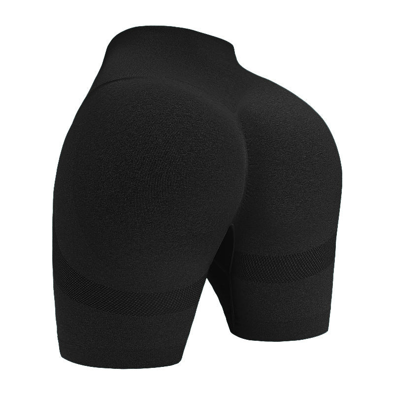 High Waisted Peach Butt Yoga Shorts Comfortable Workout Cycle Shorts for Gym Use Tummy Control Enhancing Tight Fitting 3 Inch Length Athletic Leggings