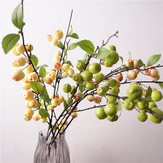 High-Quality Realistic Artificial Flower Small Apple Decor - Perfect for Home, Hotel, and Restaurant Table Settings & Photography Props