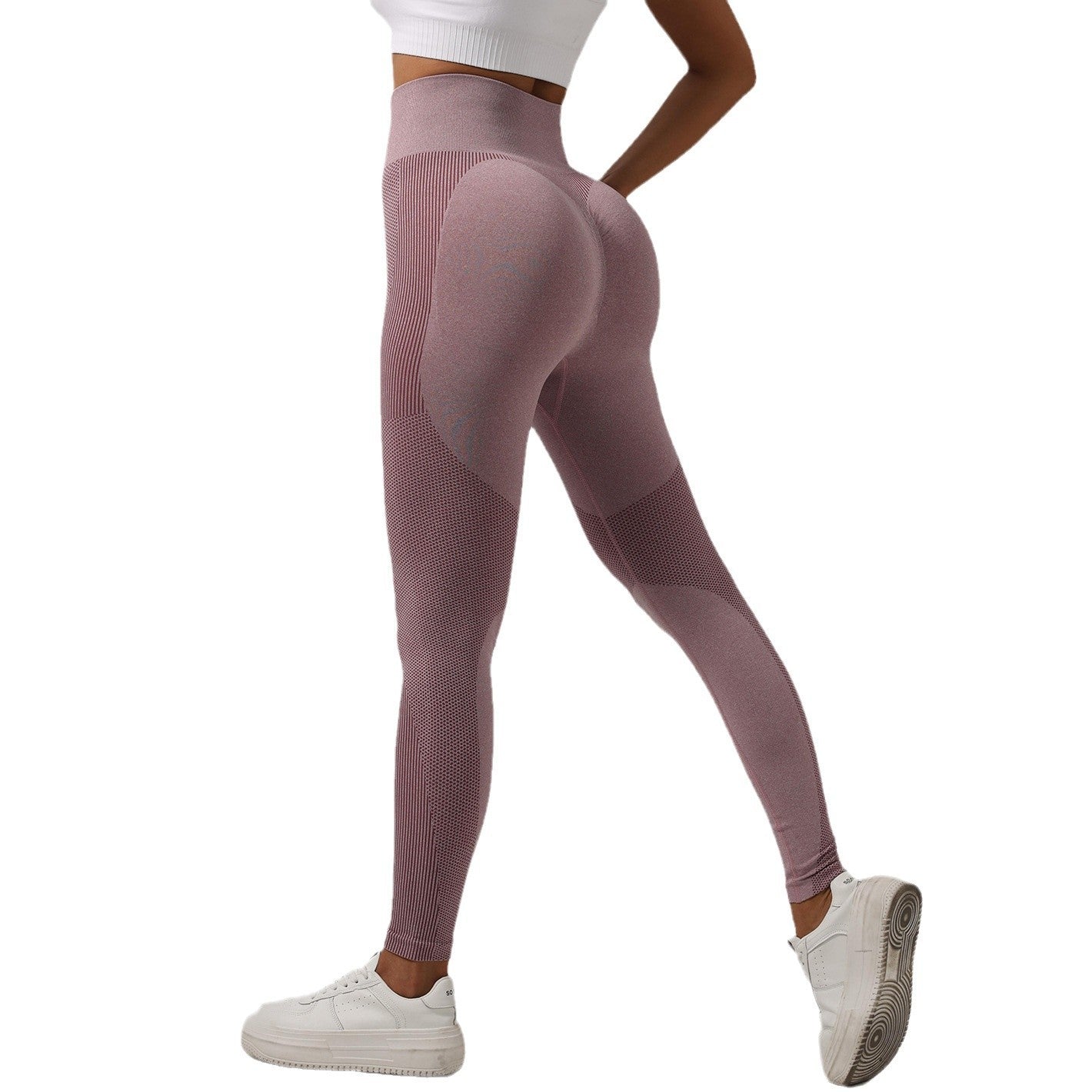 High Elastic Breathable Yoga Leggings for Women High Waisted Stretchy and Comfortable Workout Pants for Fitness and Athleisure