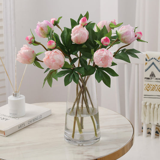 High-Quality Realistic Faux Peony Flowers - Perfect for Home and Restaurant Decor, Stunning Photography Props, and Beautiful Floral Arrangements