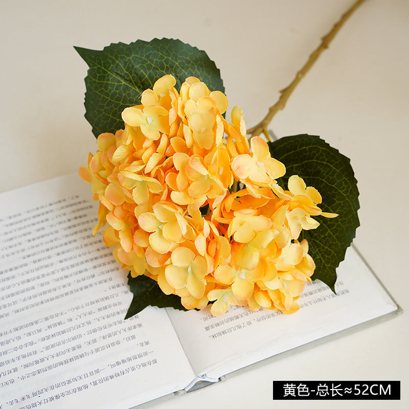 Elegant European-Style 11-Branch Artificial Hydrangea – DIY Miniature Vintage Floral Arrangement for Weddings and Celebrations