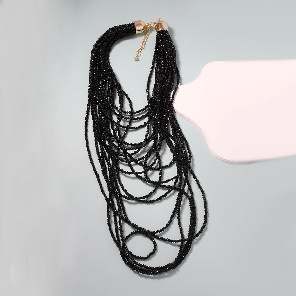 Bohemian-Inspired Multi-Layered Long Necklace with Intricate Design - Versatile Casual Accessory for Women