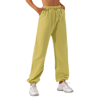 Fall Fashion Women's Loose Fit High Waisted Sports Pants for Dance Outdoor Activities and Casual Wear Versatile Straight Leg Comfort for Commuting