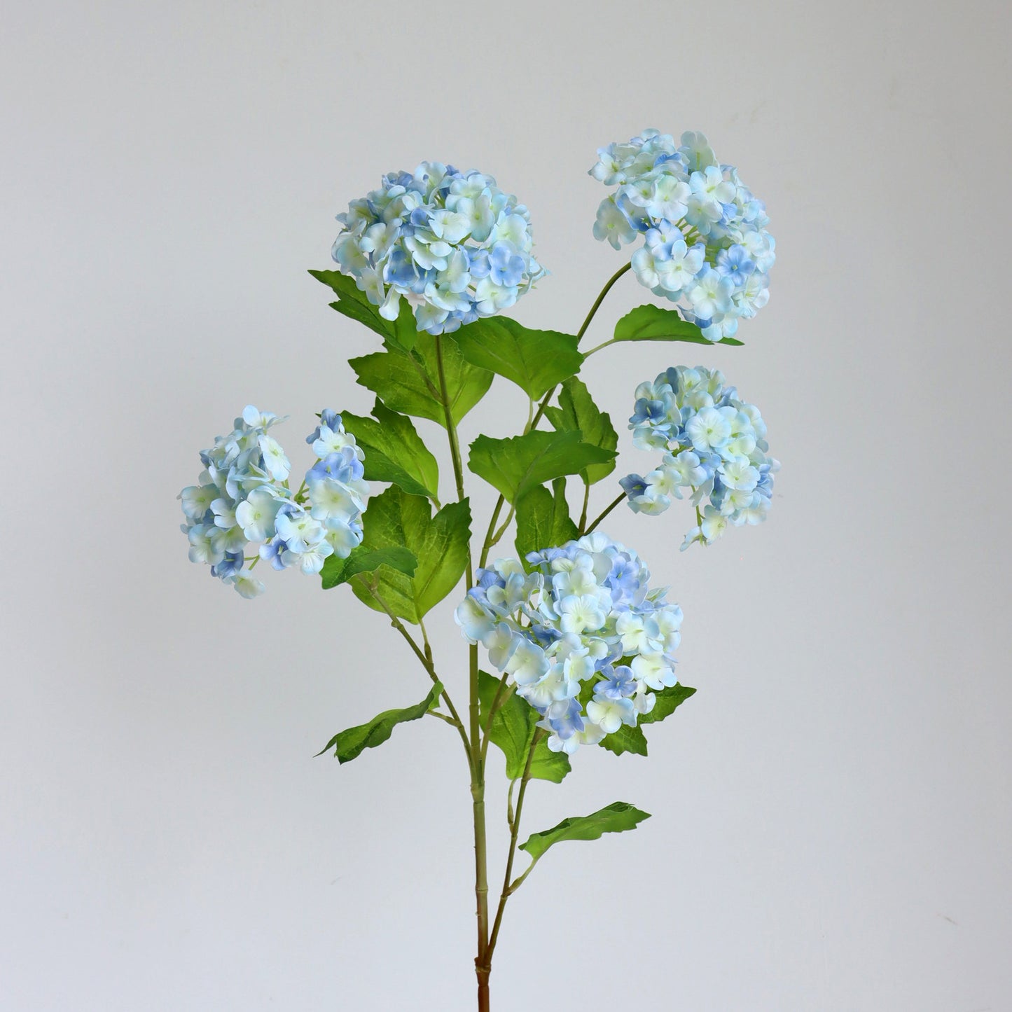 Realistic 5-Head Long-Stem Snowball Hydrangea Artificial Flowers – Perfect for Wedding Decor, Home Decoration, and Special Events