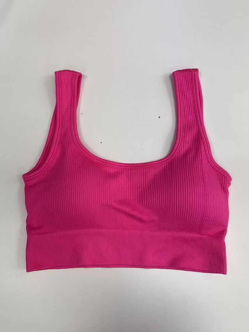 Seamless Back Yoga Sports Bra for Women and Supportive Activewear for Running Yoga and Fitness Workouts Model 7345