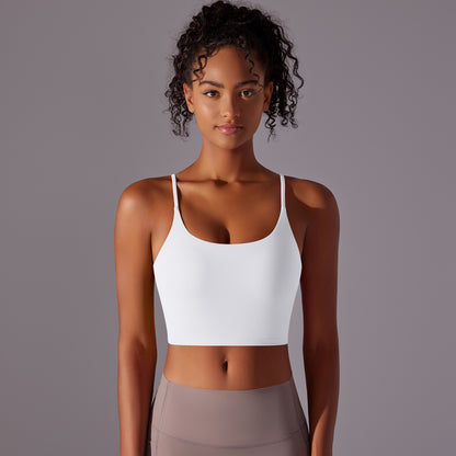 and Supportive Women's Racerback Sports Bra for Yoga Running and Everyday Fitness Activities