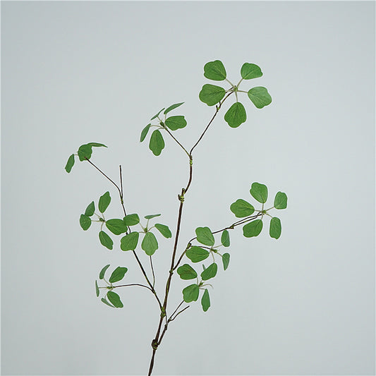 Nordic Fresh Greenery: Elegant Artificial Lotus Leaf Vine for Indoor Decor - Minimalist Zen Style for Stunning Photography Props