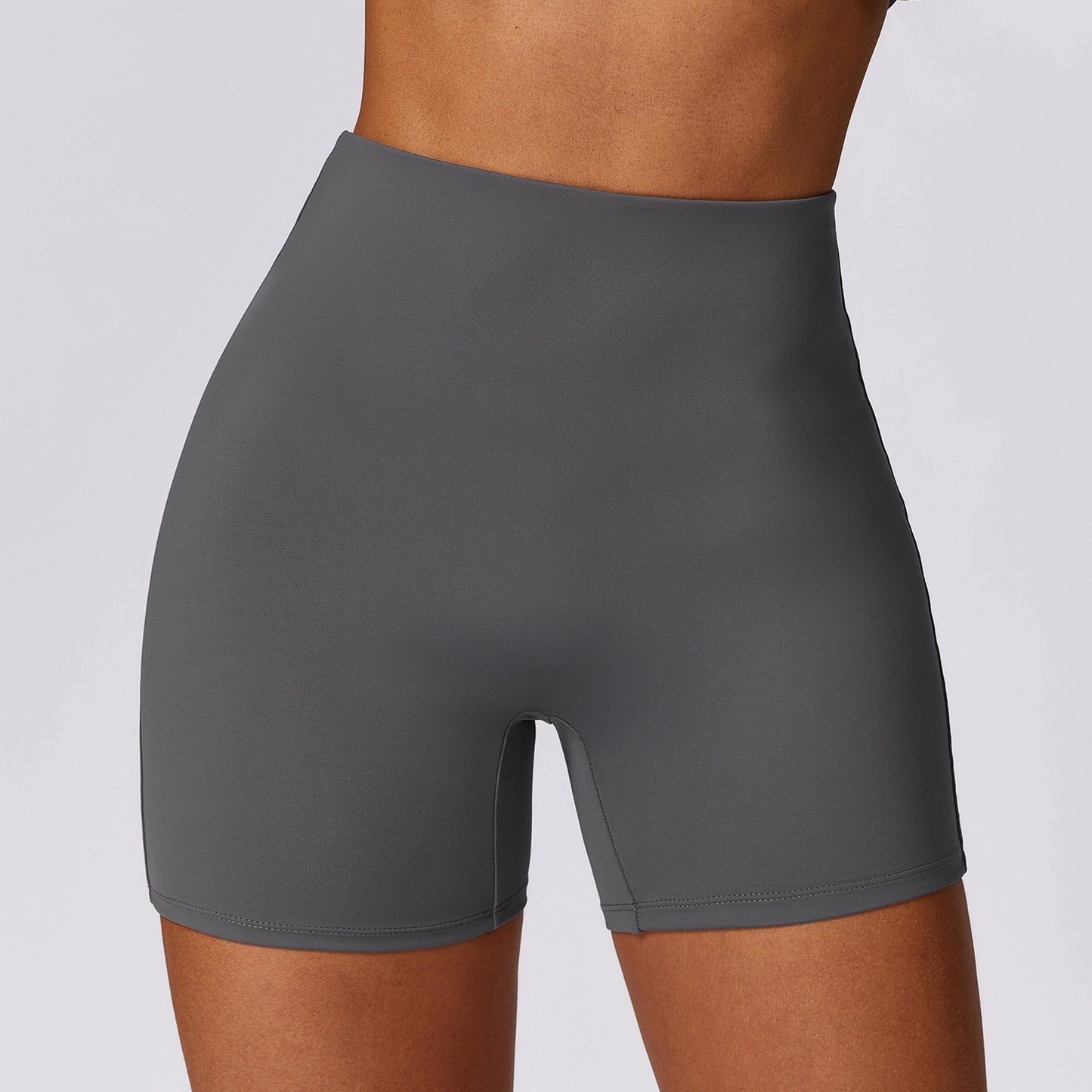 High Waisted Yoga Shorts for Women Soft Moisture Wicking Athletic Leggings with Tummy Control for Comfort and Style for Gym or Everyday Wear Model 8575