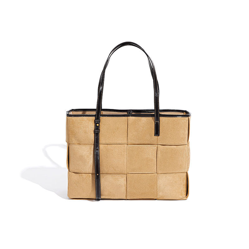 Fall Winter Chunky Knit Cashmere Tote Bag Spacious Women s Shoulder Bag for Laptops and Daily Essentials