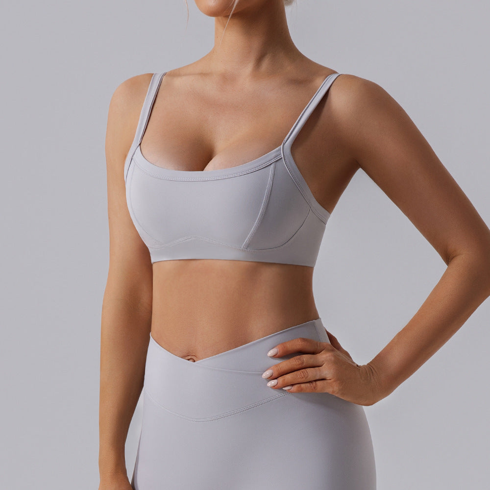 High Performance Sports Bra with Beautiful Back Design for Optimal Support Anti Sway Anti Sag Quick Dry Running Yoga Tank Top for Intense Workouts