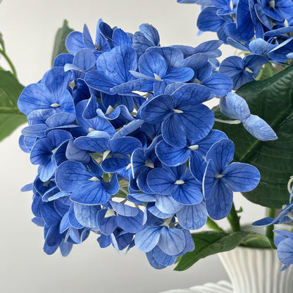 Realistic Touch Hydrating Single-Stem Hydrangea - 72-Piece Decorative Faux Flower Arrangement for Living Room and Dining Table - Perfect for Elegant Home Decor