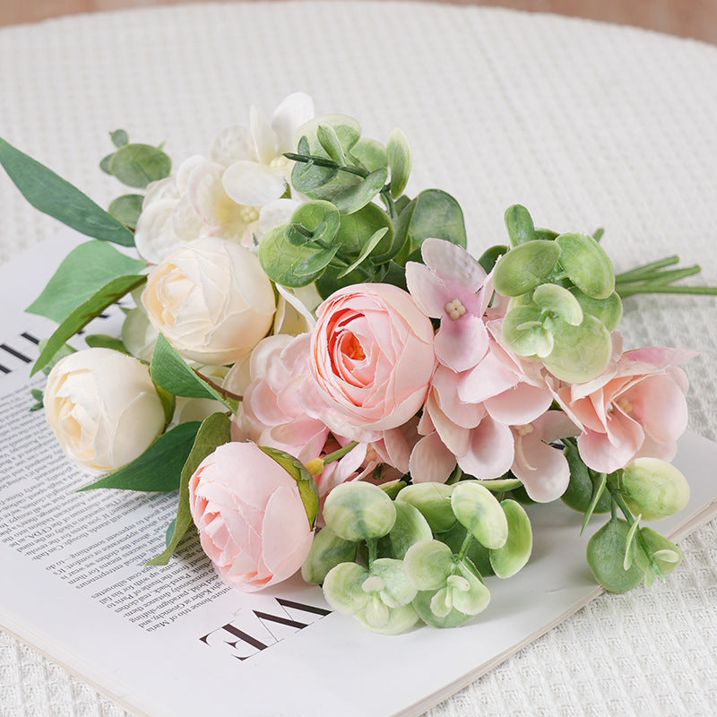 Elegant Korean Bridal Bouquet - Stunning Faux Flower Arrangement for Weddings and Home Decor - Perfect Photography Prop