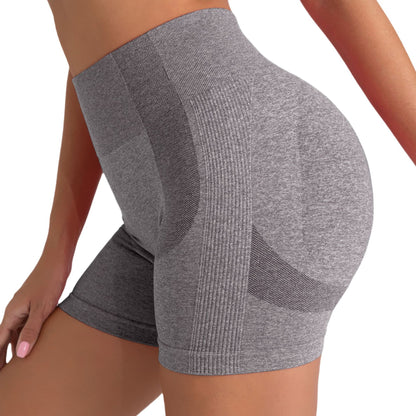 High Waisted Seamless Yoga Shorts for a Lifted Peach Butt Breathable Quick Dry Athletic Running Shorts for Gym and Fitness