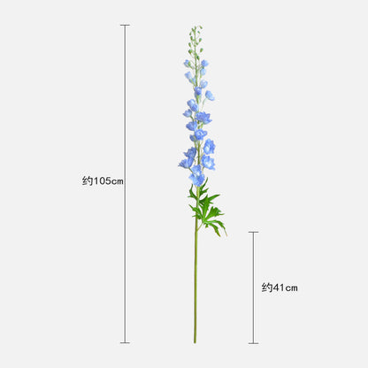 Realistic Faux Delphinium Flowers for Home Décor – Stylish Silk Flower Arrangement for Living Room, Wedding Decor, and Elegant Centerpieces