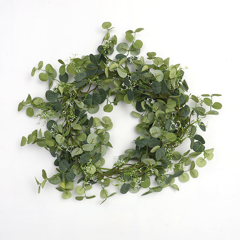 Realistic Artificial Vine with Eucalyptus and Money Plant Leaves - Perfect for Home Decor, Weddings, and Event Styling