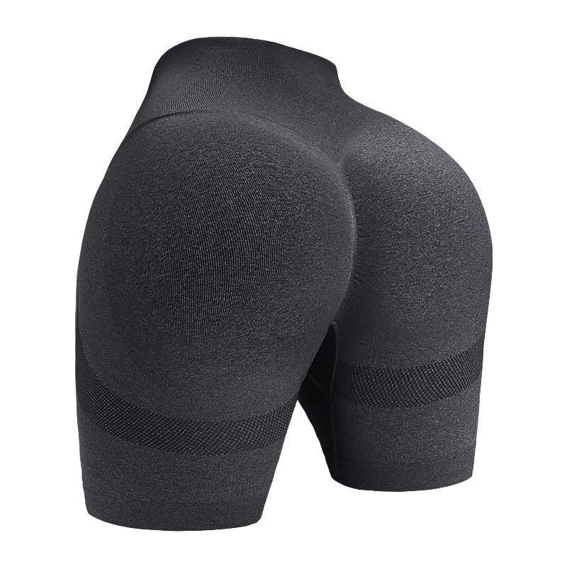 High Waisted Peach Butt Yoga Shorts Comfortable Workout Cycle Shorts for Gym Use Tummy Control Enhancing Tight Fitting 3 Inch Length Athletic Leggings