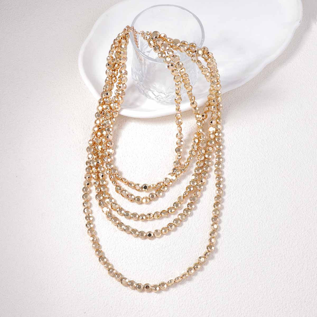 Unique Vintage-Inspired Multi-Layered Luxury Alloy Long Necklace for Women - Chic, High-End Design for the Modern Fashionista