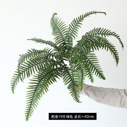 Realistic Green Fern Plant with Persian Leaf - Elegant Faux Greenery for Weddings, Nature-Inspired Decor, Outdoor Arrangements, and Lush Scenery