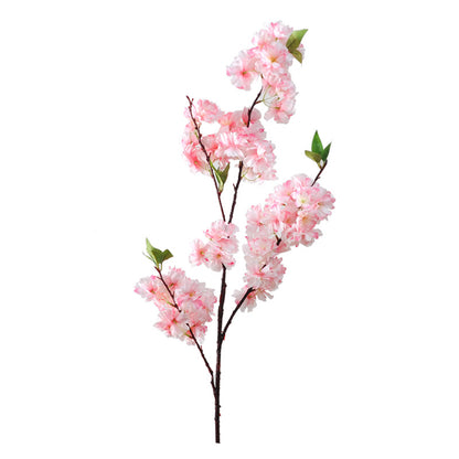 Realistic 120cm Cherry Blossom Branch - Vibrant Faux Flower for Simple Decor, Perfect for Scenic Landscape Design and Elegant Wedding Arrangements