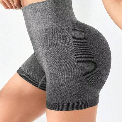 Seamless High Waisted Peach Butt Yoga Shorts for Women Flattering Fitness Bottoms for a Lifted Look and Comfort