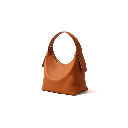 Quality Leather Underarm Bag Unique Design for Spring Chic Dumpling Style Handbag for Daily Commutes Versatile Shoulder Tote