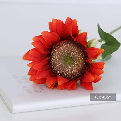 Stunning Realistic Sunflower Stem -  Faux Sunflower Bouquet for Home Décor – Brighten Up Your Space with Lifelong Natural Beauty!