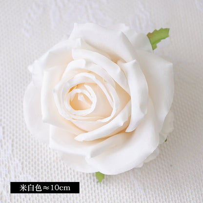 Exquisite 10CM Imported Silk Rose Flower Heads - Perfect for Weddings, Celebrations, and Gift Boxes