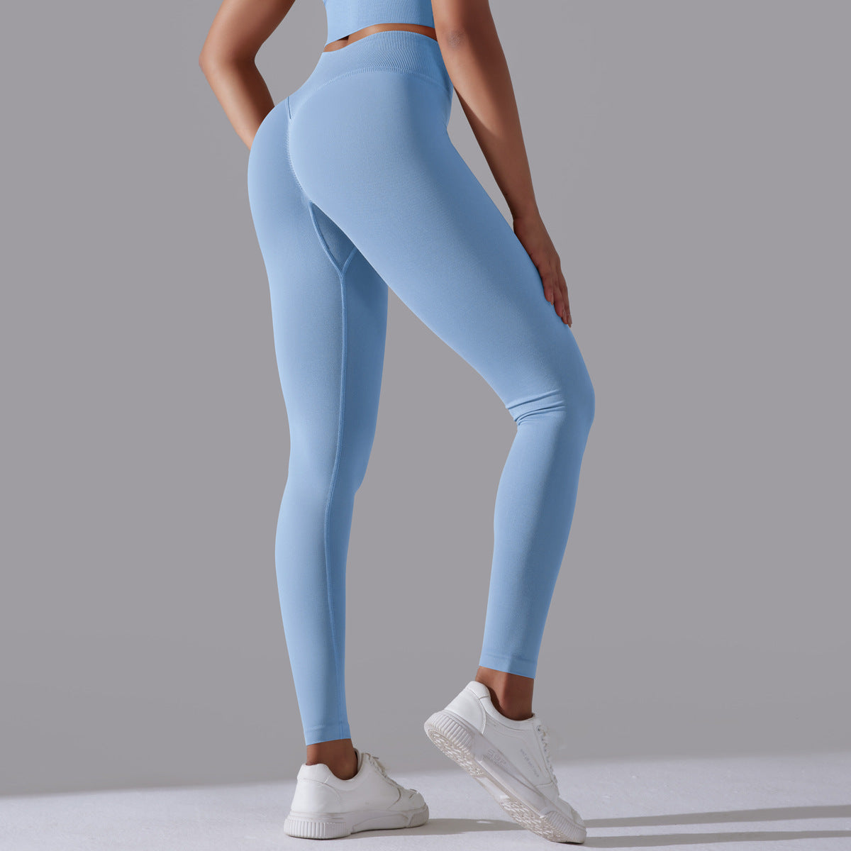 Seamless High Waisted Control Pants for Women Sculpting Peach Butt Leggings for Yoga Fitness and Everyday Wear