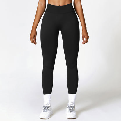 High Waisted Seamless Yoga Pants for Women Butt Lifting Slimming and Sculpting Workout Leggings for Running and Fitness